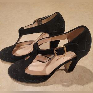 Lenora Italian Leather Heels Size 36